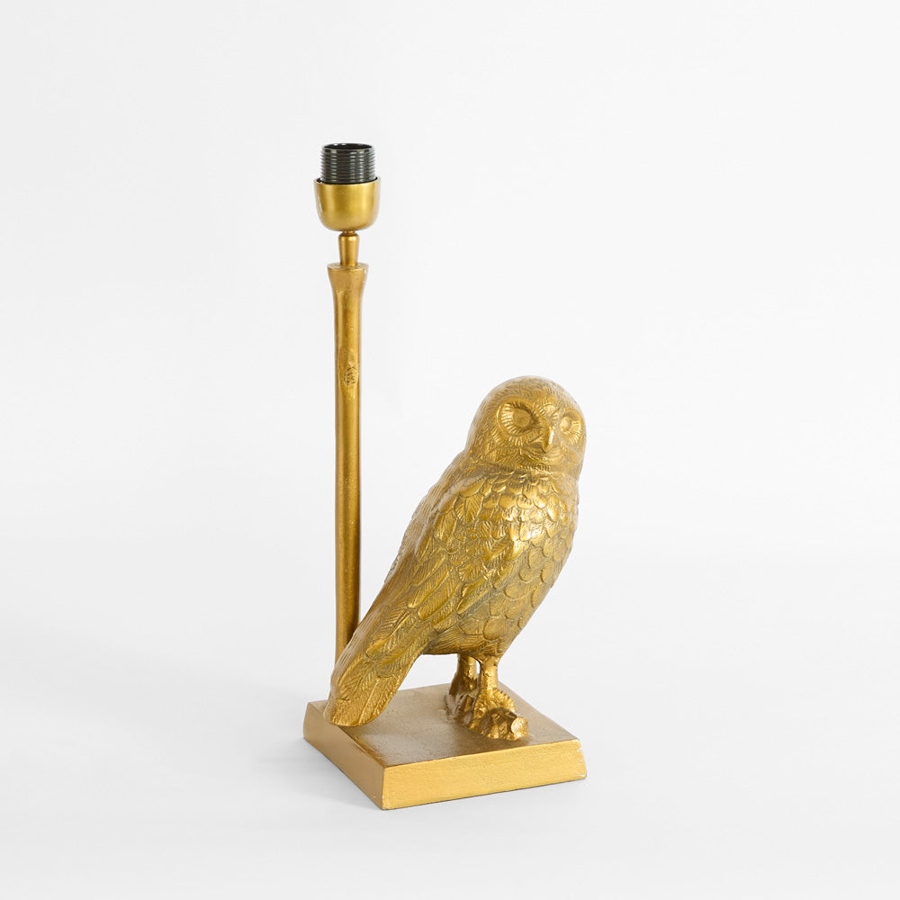 Ruby Star OWL Table Lamp Base Only Antique Gold-RUBY STAR-Ozlighting.com.au