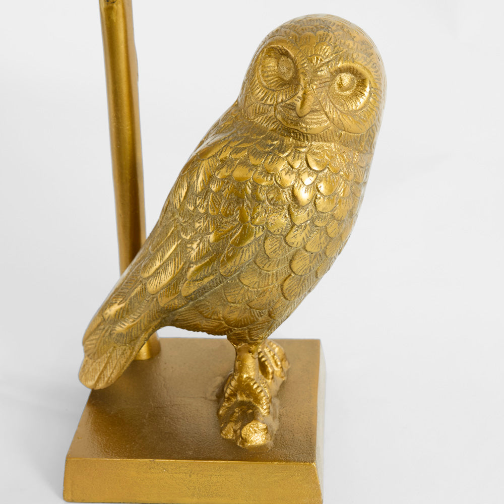 Ruby Star OWL Table Lamp Base Only Antique Gold-RUBY STAR-Ozlighting.com.au