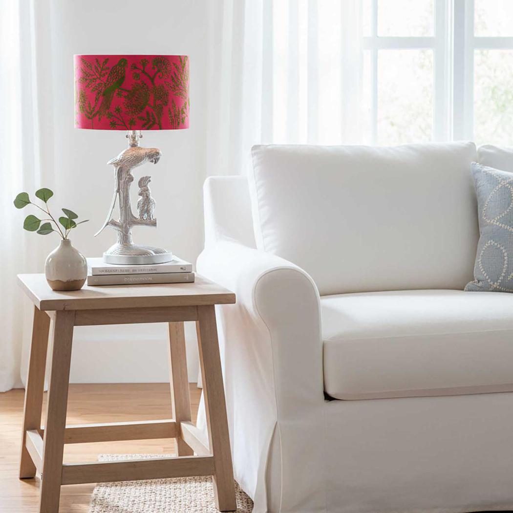 Ruby Star PARROT Table Lamp Base Only Pewter-RUBY STAR-Ozlighting.com.au
