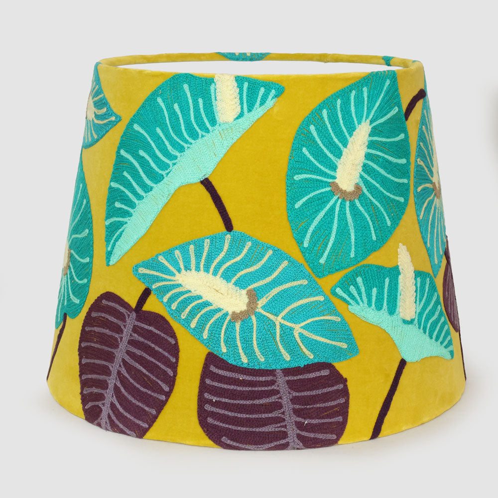 Ruby Star PEACE LILY Tapered Shade Yellow-RUBY STAR-Ozlighting.com.au