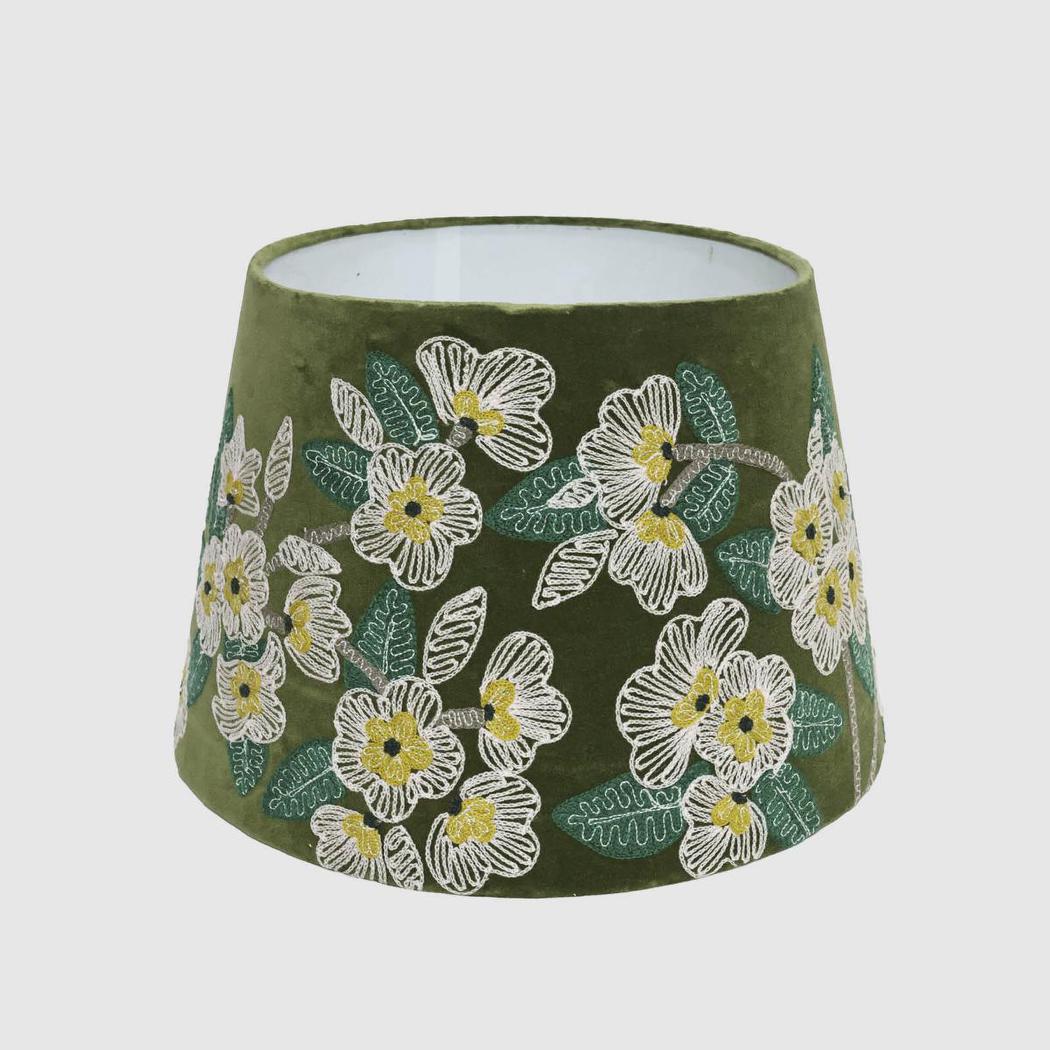 Ruby Star POPPY Velvet Tapered Shade Green-RUBY STAR-Ozlighting.com.au