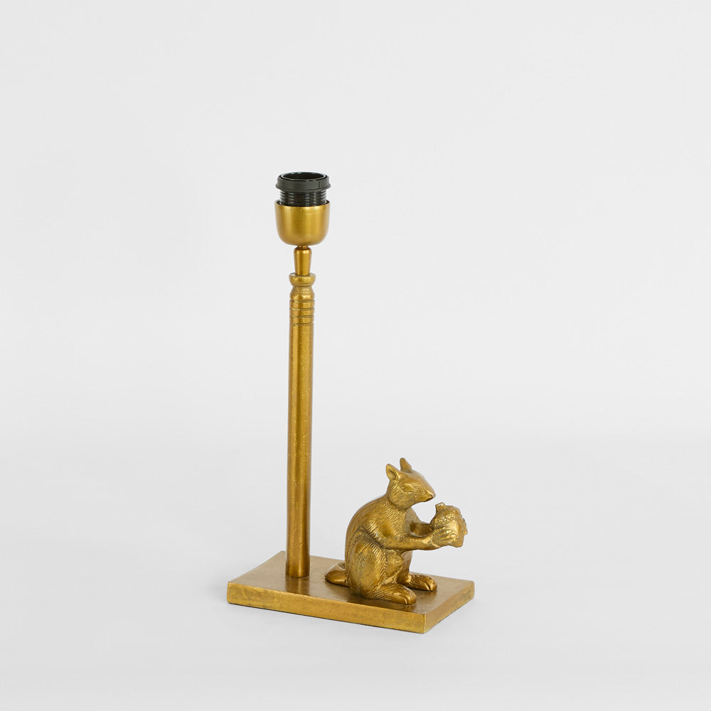 Ruby Star SQUIRREL Table Lamp Base Only Antique Gold-RUBY STAR-Ozlighting.com.au