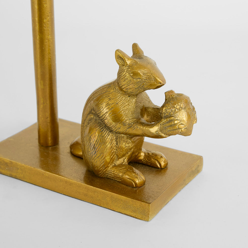 Ruby Star SQUIRREL Table Lamp Base Only Antique Gold-RUBY STAR-Ozlighting.com.au