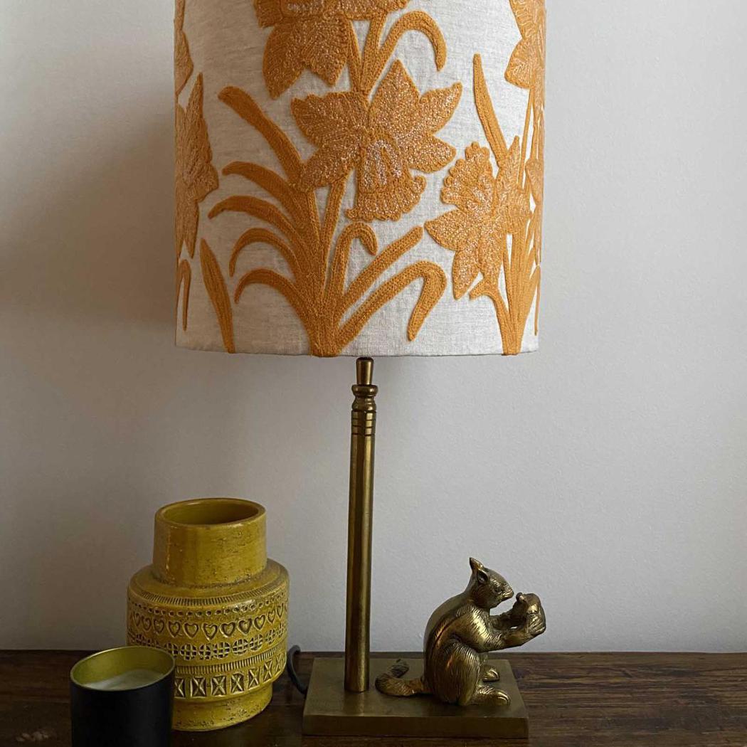 Ruby Star SQUIRREL Table Lamp Base Only Antique Gold-RUBY STAR-Ozlighting.com.au