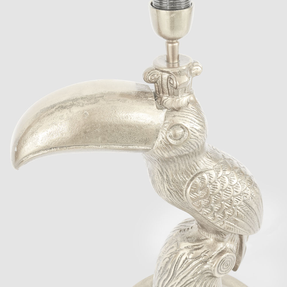 Ruby Star TOUCAN Table Lamp Base Only Pewter-RUBY STAR-Ozlighting.com.au