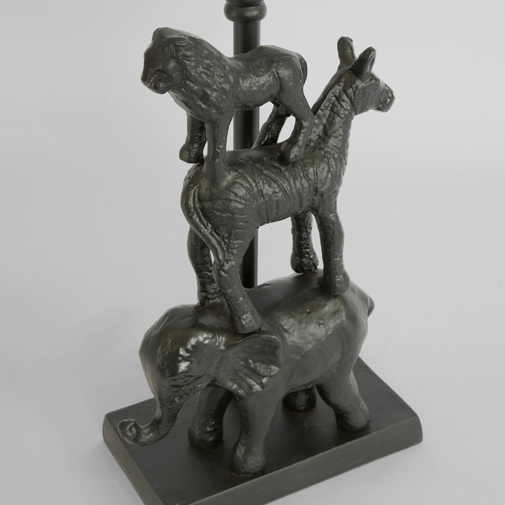 Ruby Star ZOO Table Lamp Base Only Black-RUBY STAR-Ozlighting.com.au