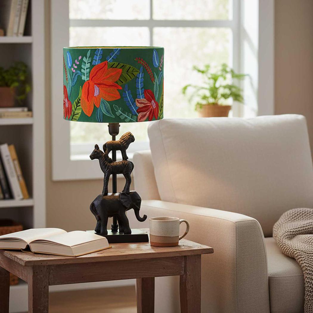 Ruby Star ZOO Table Lamp Base Only Black-RUBY STAR-Ozlighting.com.au