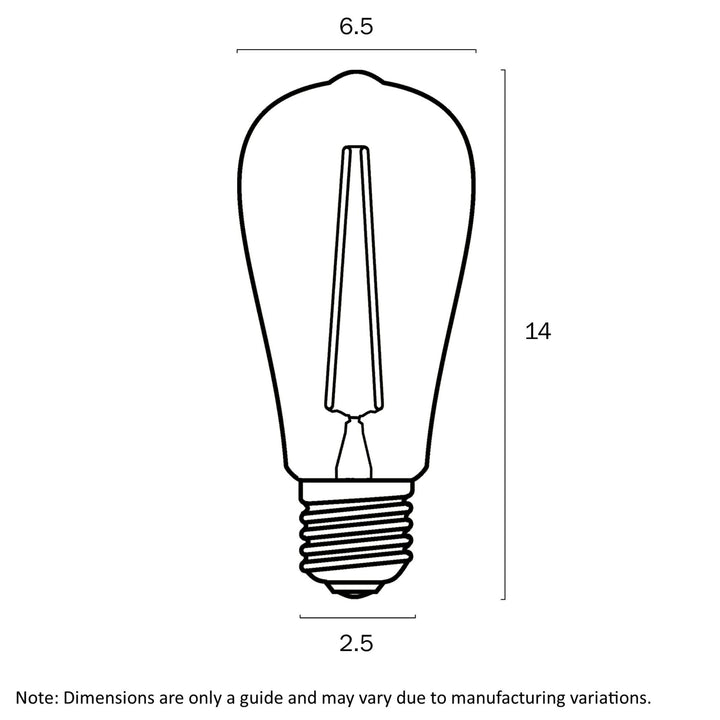 Telbix - 2W LED Pilot Globe - E27-Telbix-Ozlighting.com.au