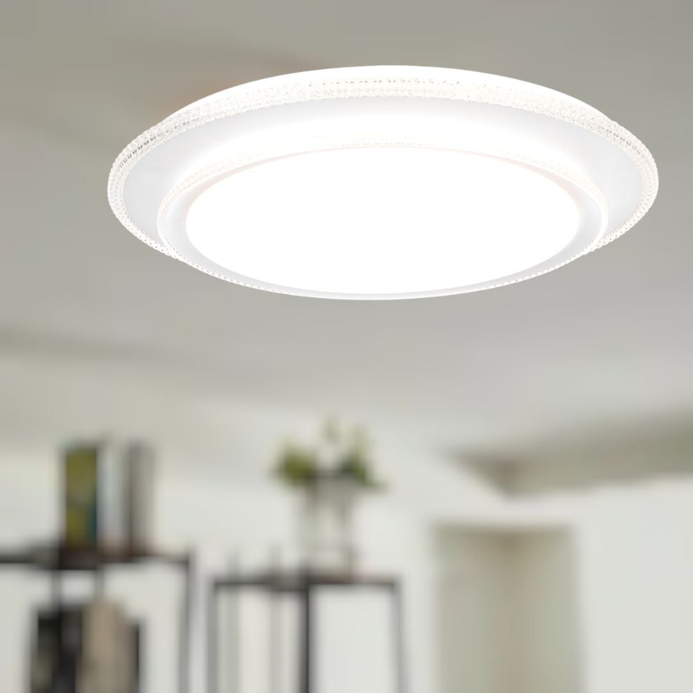 Telbix ALTEZ 50 Oyster LED Ceiling Light - 48W-Telbix-Ozlighting.com.au
