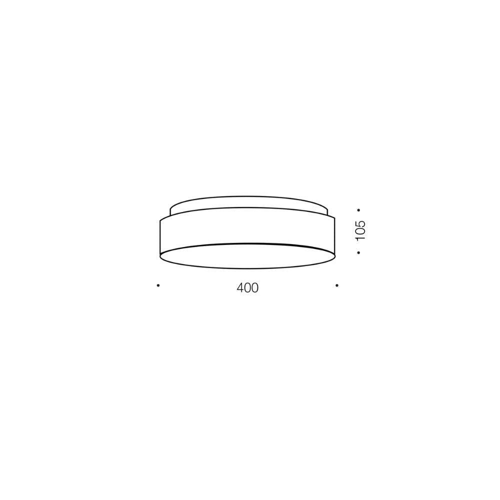 Telbix AMELIA 40 LED Oyster Ceiling Light - 32W, Tri-Colour-Telbix-Ozlighting.com.au