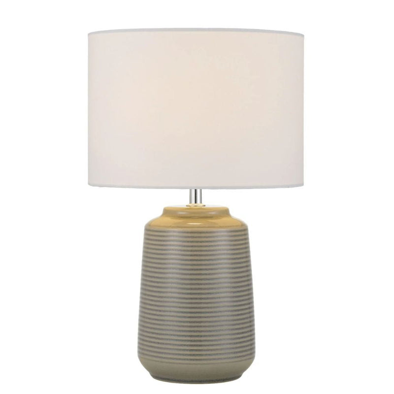 Telbix ANNI - Ribbed Ceramic Table Lamp-Telbix-Ozlighting.com.au
