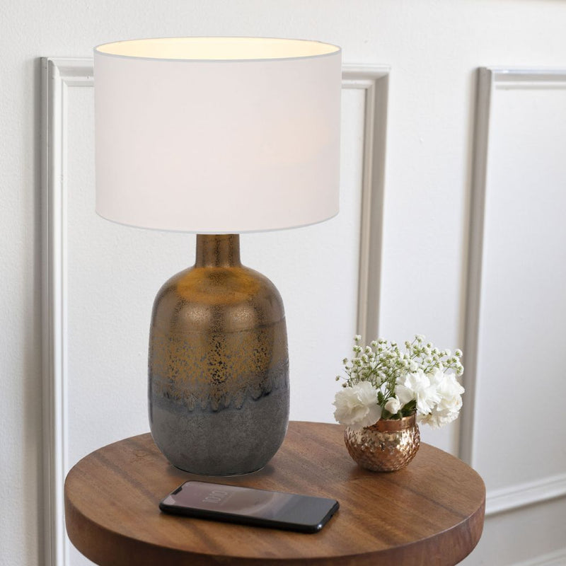 Telbix ARTHUR - Glazed Ceramic Table Lamp-Telbix-Ozlighting.com.au