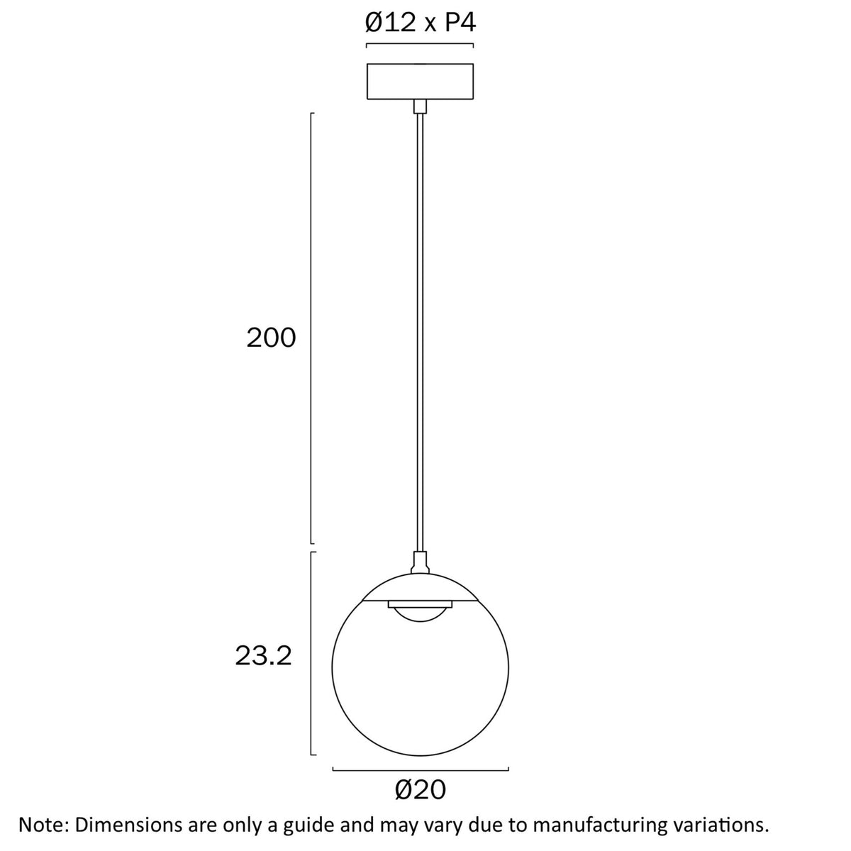 Telbix AURORA Pendant Light Dimmable Glass-Telbix-Ozlighting.com.au