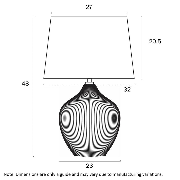 Telbix BORNEO - Ceramic Designer Table Lamp-Telbix-Ozlighting.com.au