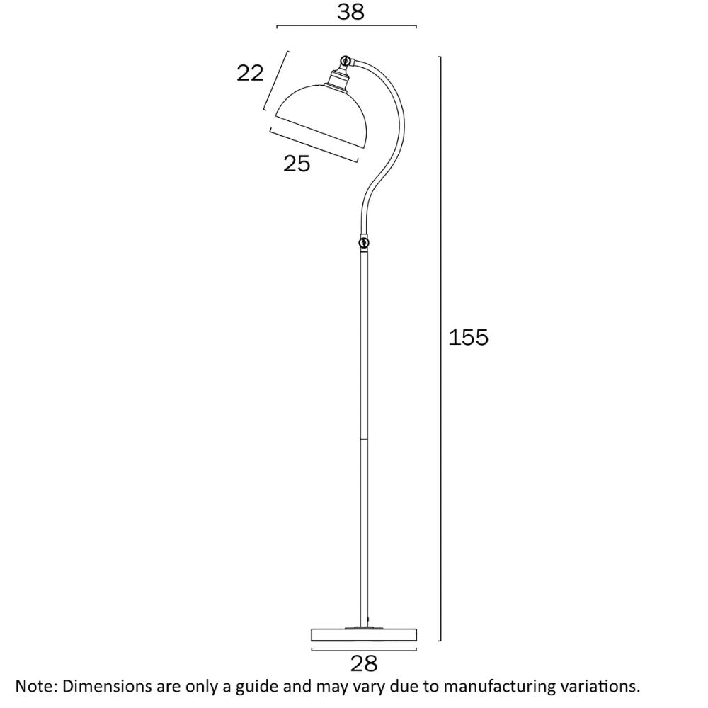 Telbix BREVIK Floor Lamp - 25W-Telbix-Ozlighting.com.au
