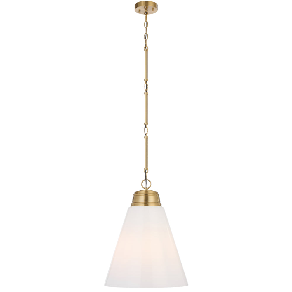 Telbix BRINE Pendant - 40cm Opal Glass-Telbix-Ozlighting.com.au