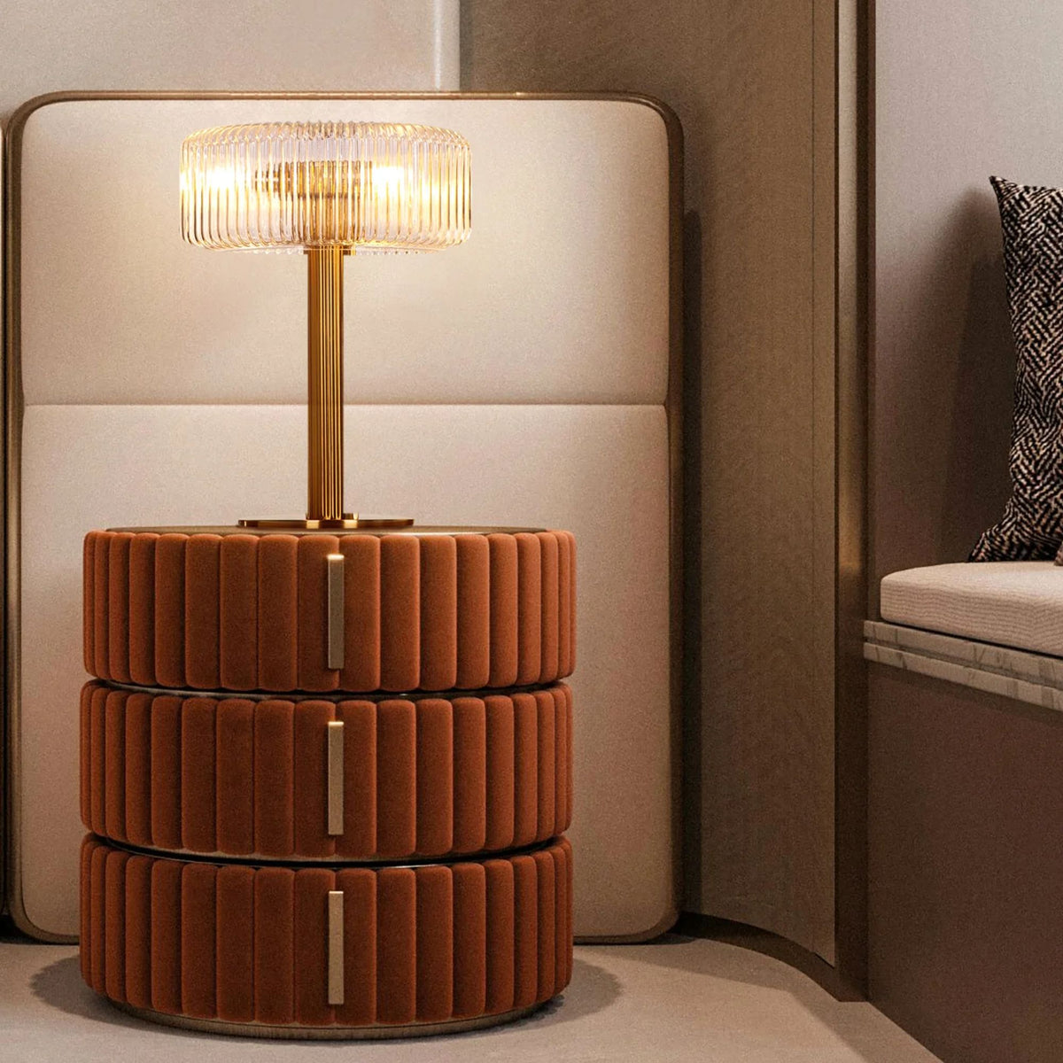 Telbix BRIZO Table Lamp - 2x25W-Telbix-Ozlighting.com.au