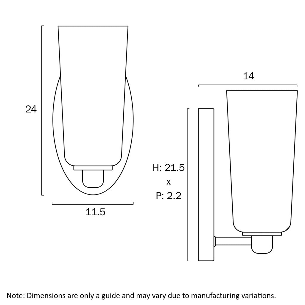 Telbix Brevan Wall Light - Single-Telbix-Ozlighting.com.au