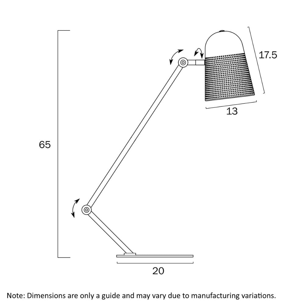 Telbix CADENA Table Lamp - 25W-Telbix-Ozlighting.com.au
