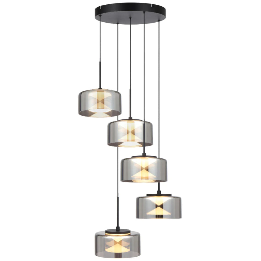 Telbix CEDRO - 5 Light Pendant-Telbix-Ozlighting.com.au