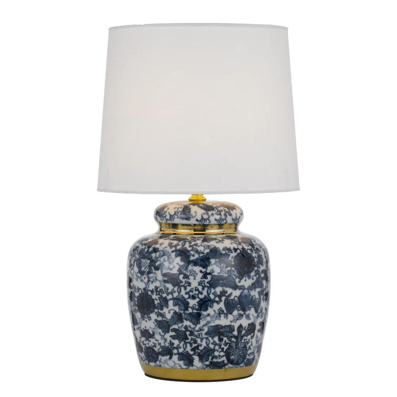 Telbix COMO - Hand-Painted Ornamental Urn-Shaped Ceramic Table Lamp-Telbix-Ozlighting.com.au