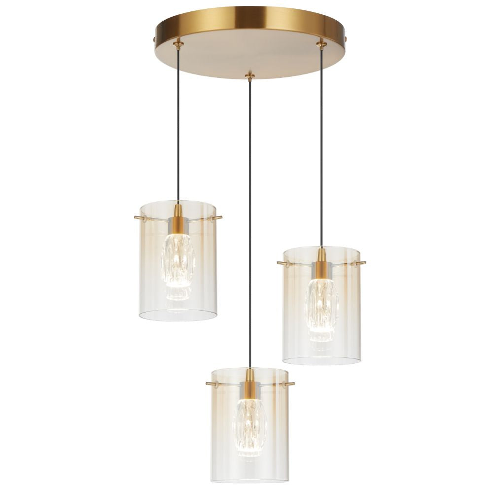 Telbix CREVIL - 3 Light Pendant-Telbix-Ozlighting.com.au