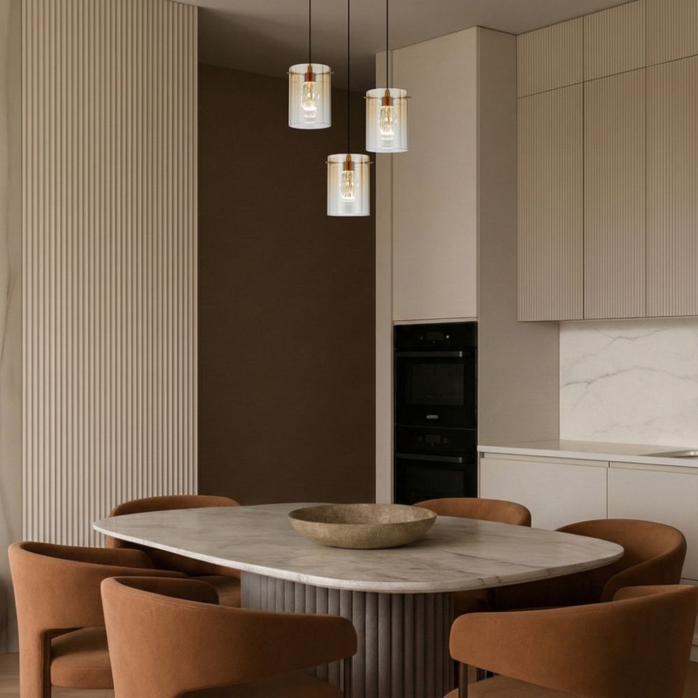 Telbix CREVIL - 3 Light Pendant-Telbix-Ozlighting.com.au