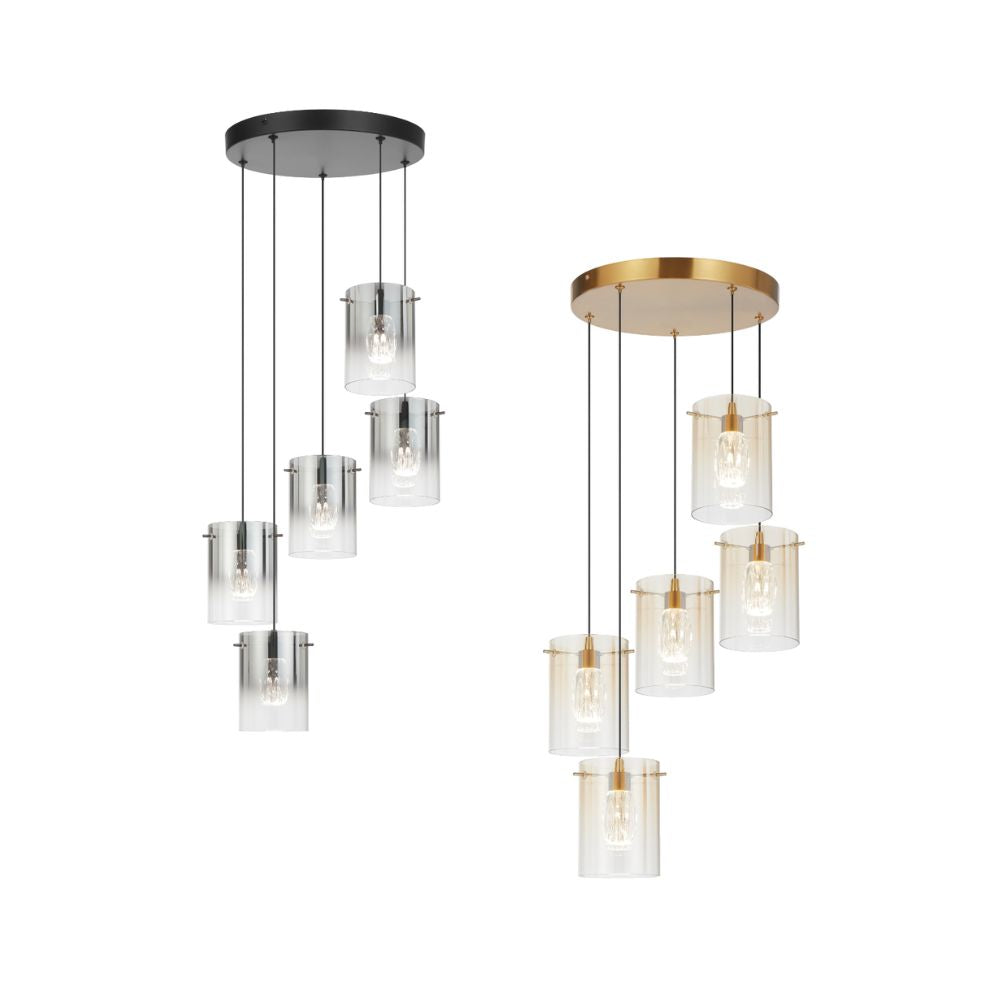 Telbix CREVIL - 5 Light Pendant-Telbix-Ozlighting.com.au