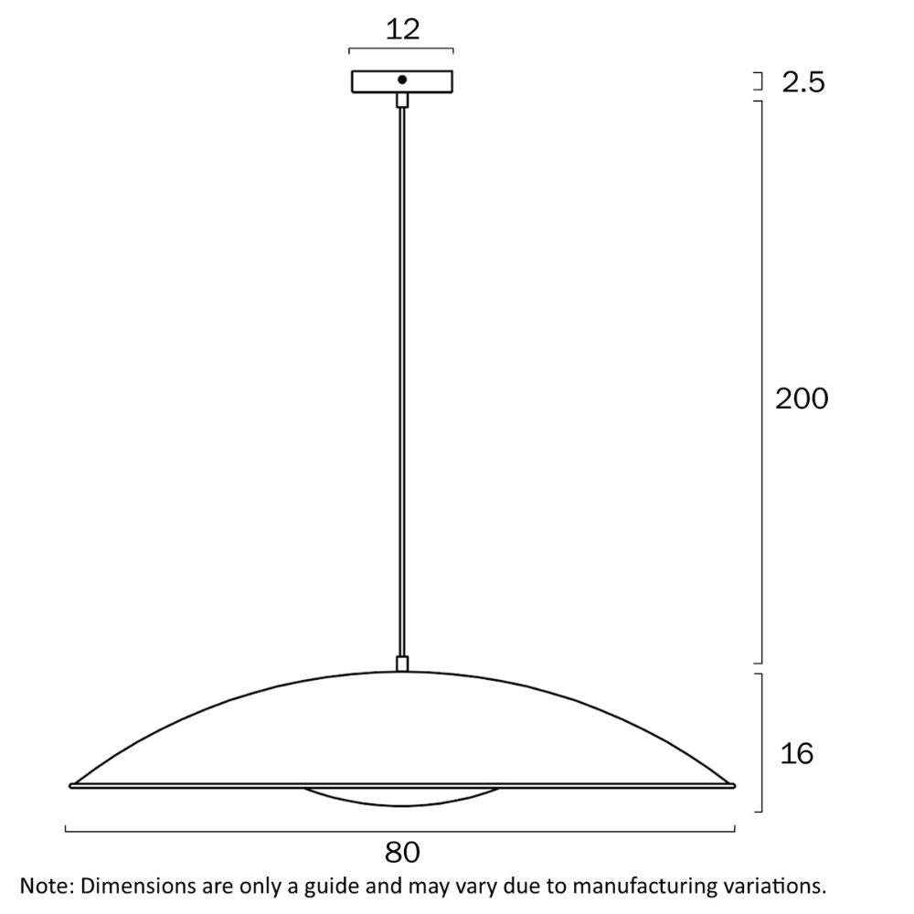 Telbix DAXIA Pendant - 1 Light-Telbix-Ozlighting.com.au