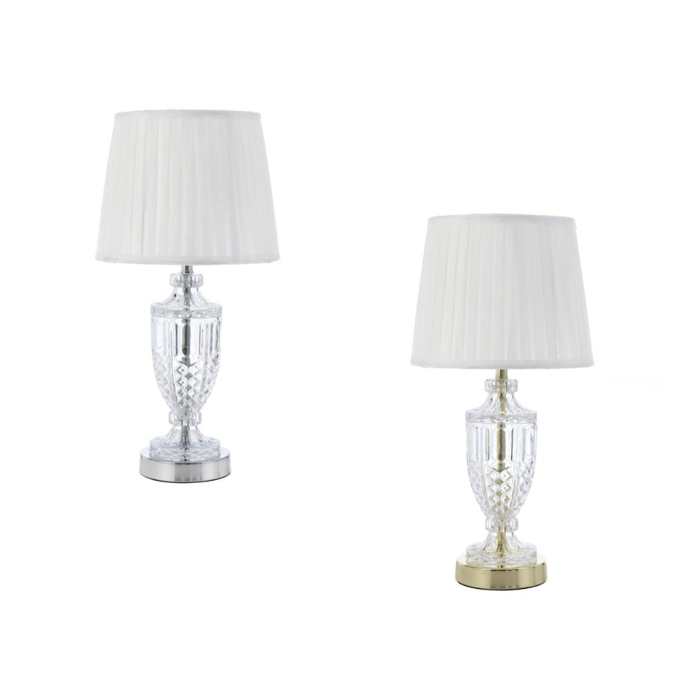 Telbix DEBDEN - Glass Table Lamp-Telbix-Ozlighting.com.au