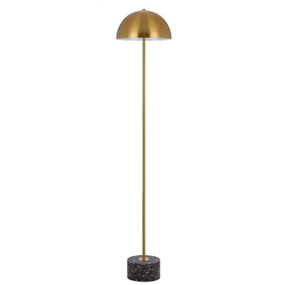 Telbix DOMEZ - Iron & Marble Floor Lamp-Telbix-Ozlighting.com.au