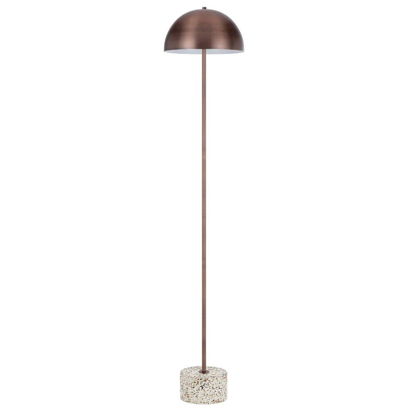 Telbix DOMEZ - Iron & Marble Floor Lamp-Telbix-Ozlighting.com.au