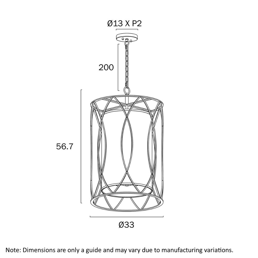 Telbix DOVER Pendant - 3 Light-Telbix-Ozlighting.com.au