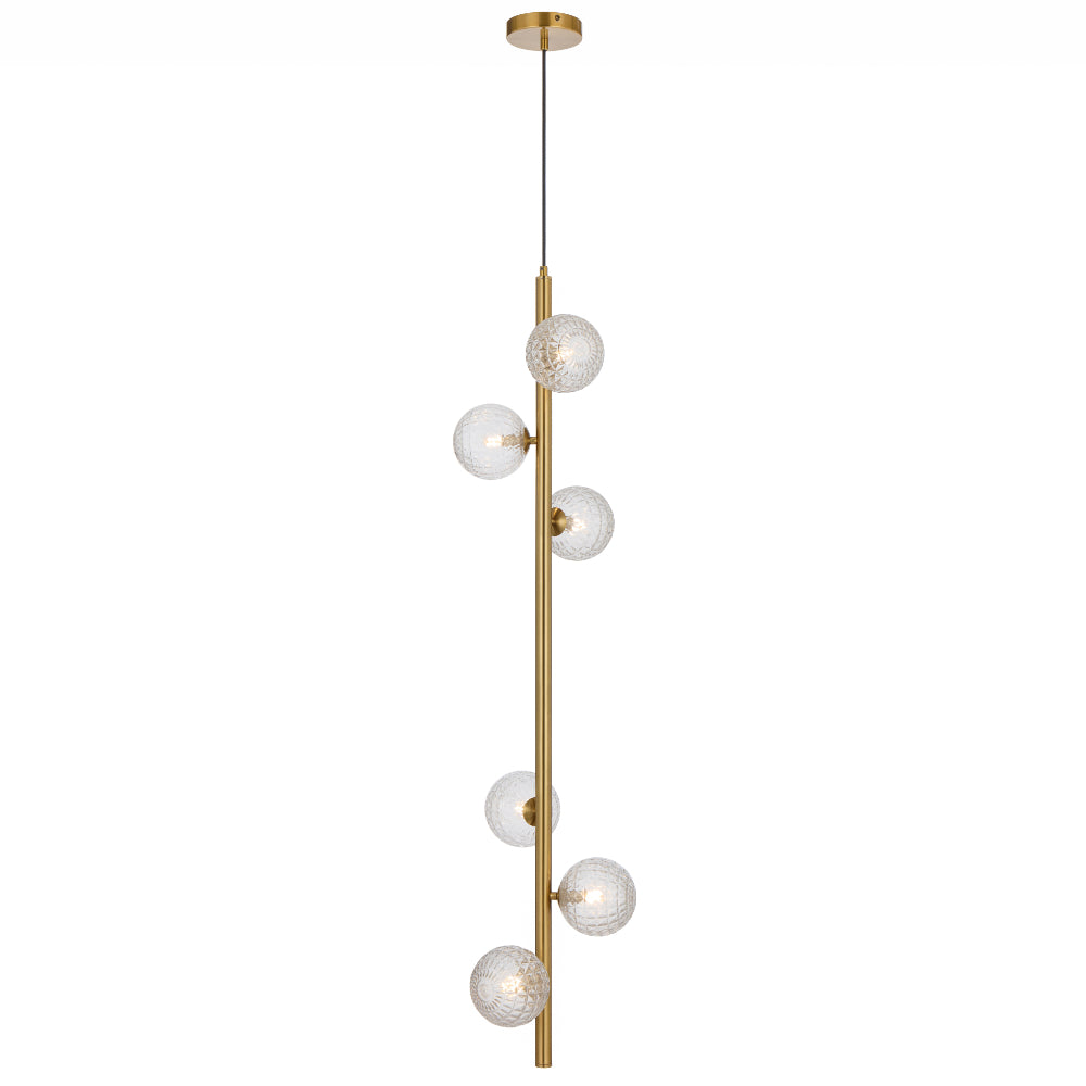 Telbix ELSON Pendant - 6-Light Glass-Telbix-Ozlighting.com.au