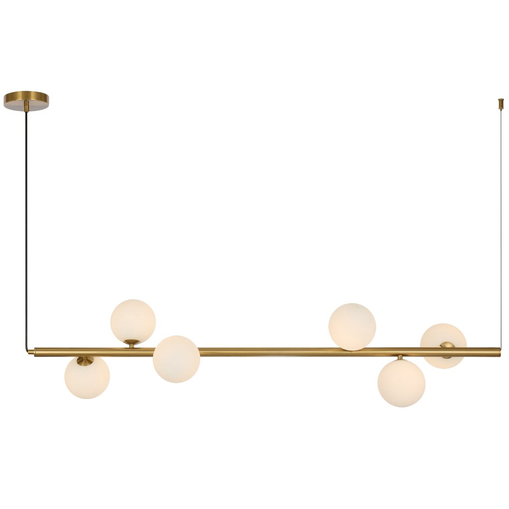Telbix ELSON Pendant - 6-Light Glass-Telbix-Ozlighting.com.au