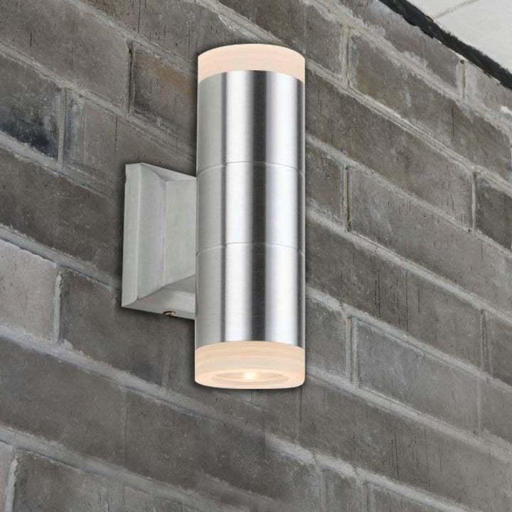 Telbix ELTON X2 - Exterior Aluminium Wall Light 4000K IP54-Telbix-Ozlighting.com.au