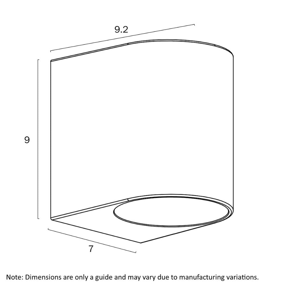 Telbix EOS II Wall Light - 6W-Telbix-Ozlighting.com.au