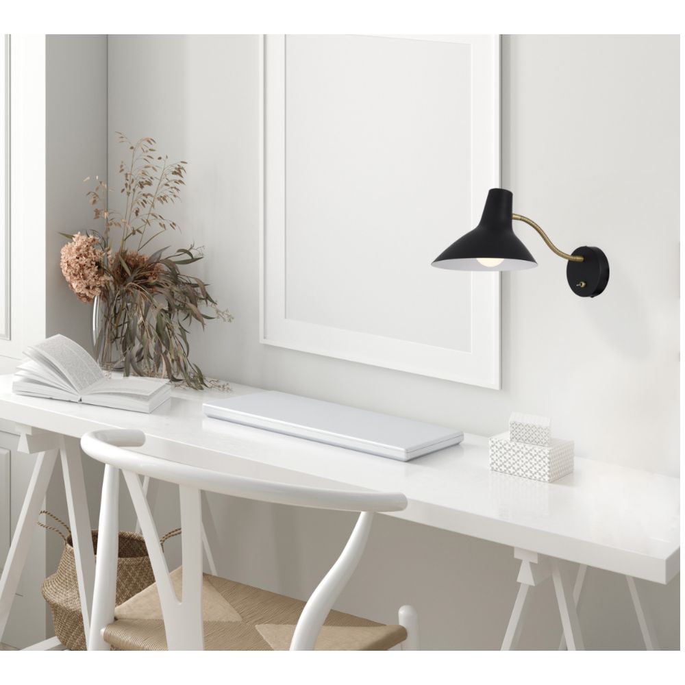 Telbix FARBON Wall Light - Short Metal-Telbix-Ozlighting.com.au