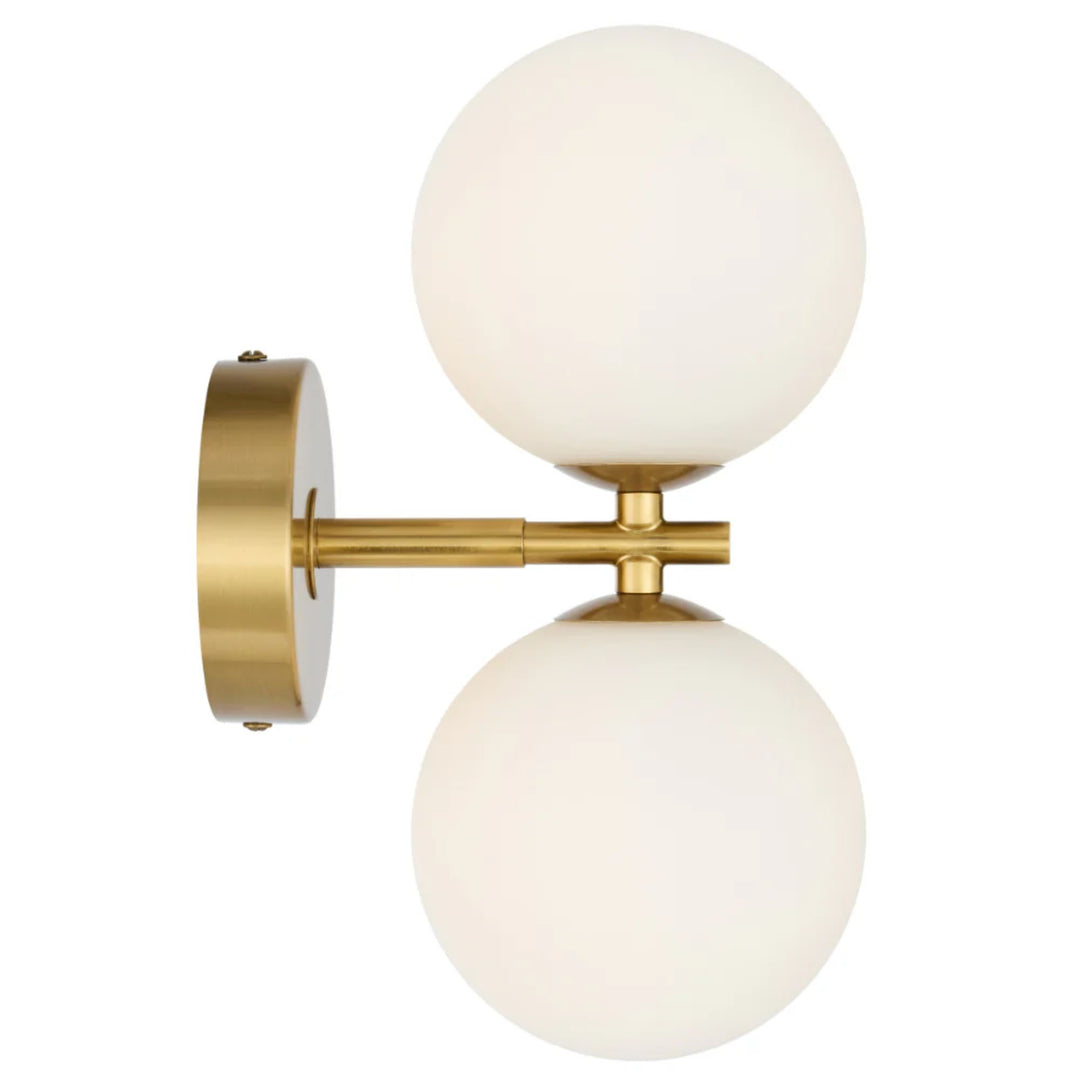 Telbix FELTON - 2x6W Gold Wall Light-Telbix-Ozlighting.com.au