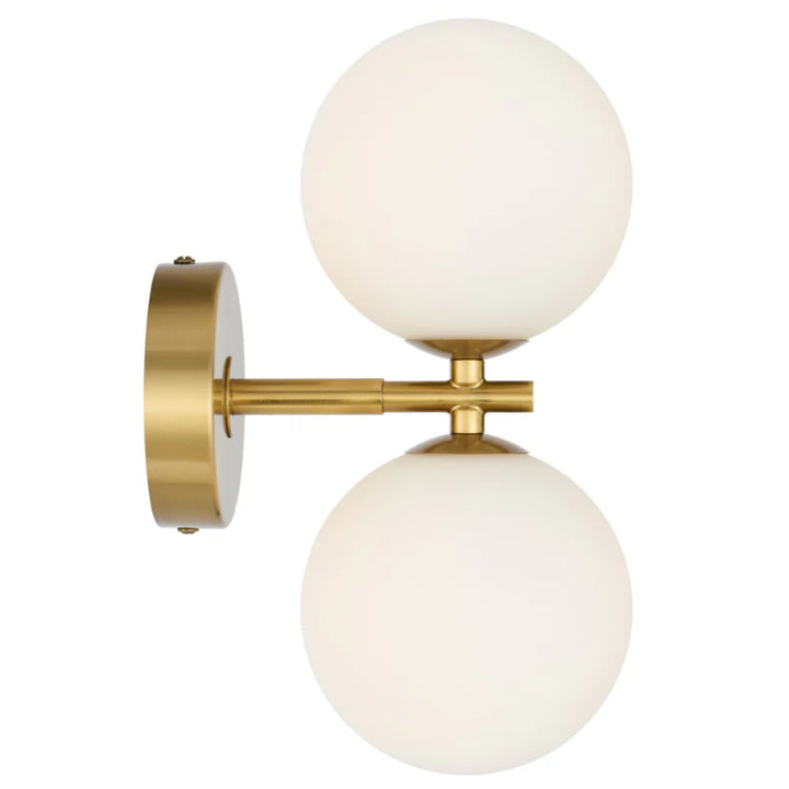 Telbix FELTON - 2x6W Gold Wall Light-Telbix-Ozlighting.com.au
