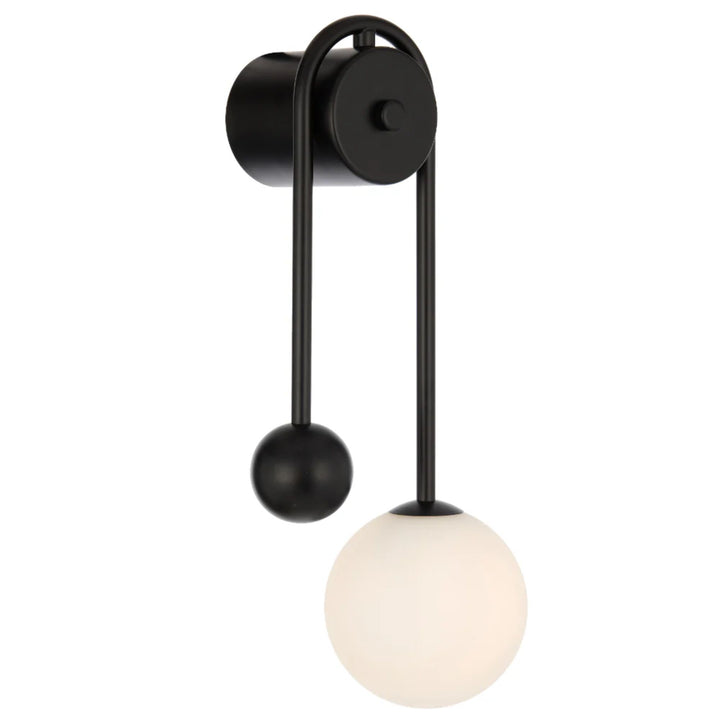 Telbix FELTON - 6W Arm Black Wall Light-Telbix-Ozlighting.com.au