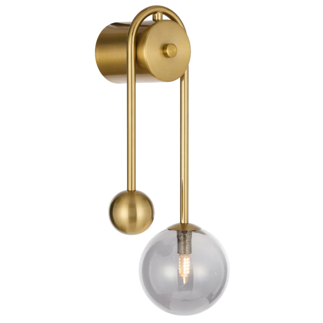 Telbix FELTON - 6W Arm Gold Wall Light-Telbix-Ozlighting.com.au