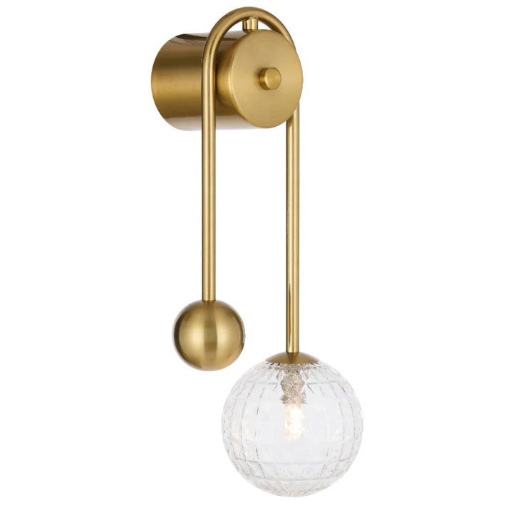 Telbix FELTON - 6W Arm Gold Wall Light-Telbix-Ozlighting.com.au