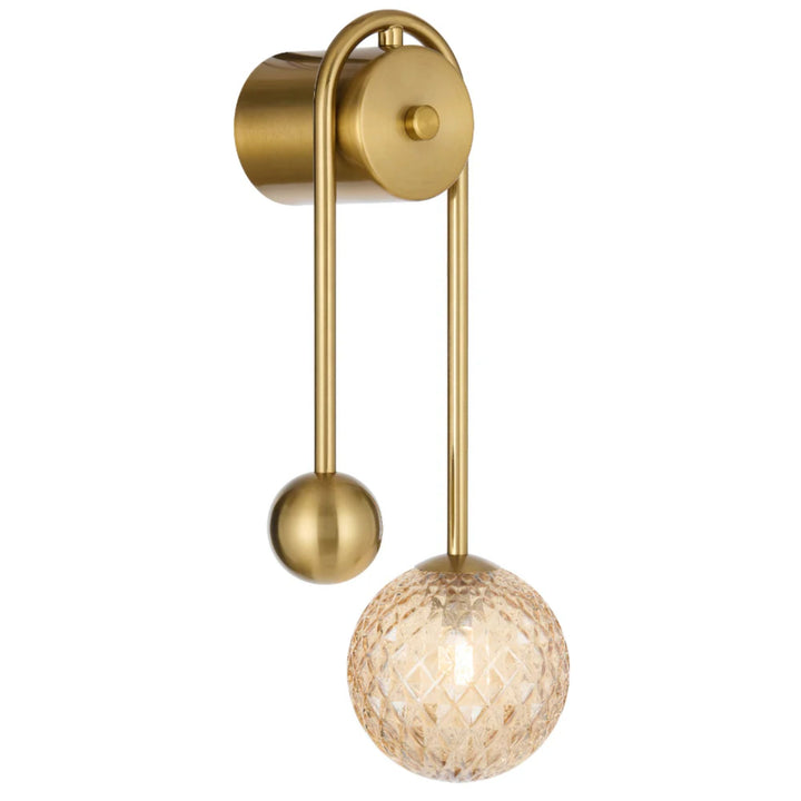 Telbix FELTON - 6W Arm Gold Wall Light-Telbix-Ozlighting.com.au