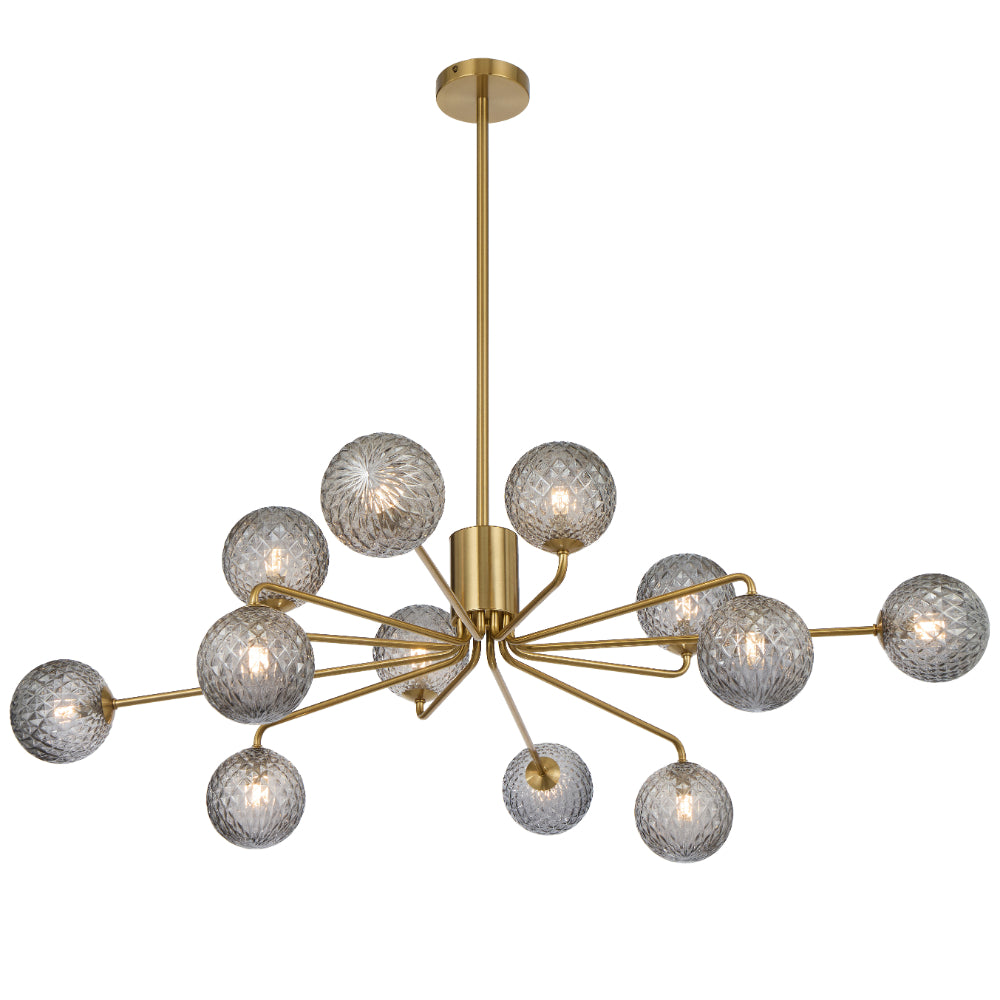 Telbix FELTON Pendant - 12-Light Glass-Telbix-Ozlighting.com.au