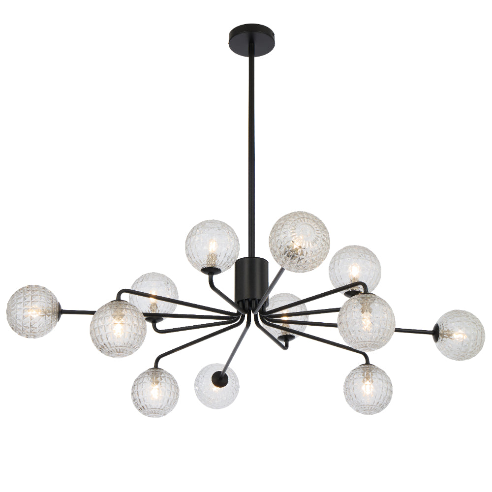 Telbix FELTON Pendant - 12-Light Glass-Telbix-Ozlighting.com.au