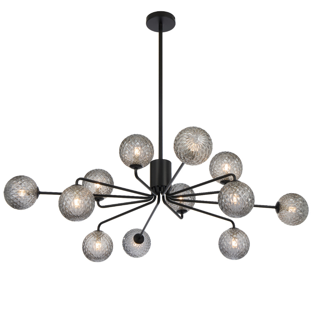 Telbix FELTON Pendant - 12-Light Glass-Telbix-Ozlighting.com.au