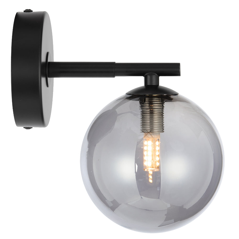 Telbix FELTON Wall Light - 1-Light Glass-Telbix-Ozlighting.com.au