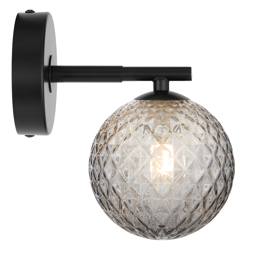 Telbix FELTON Wall Light - 1-Light Glass-Telbix-Ozlighting.com.au