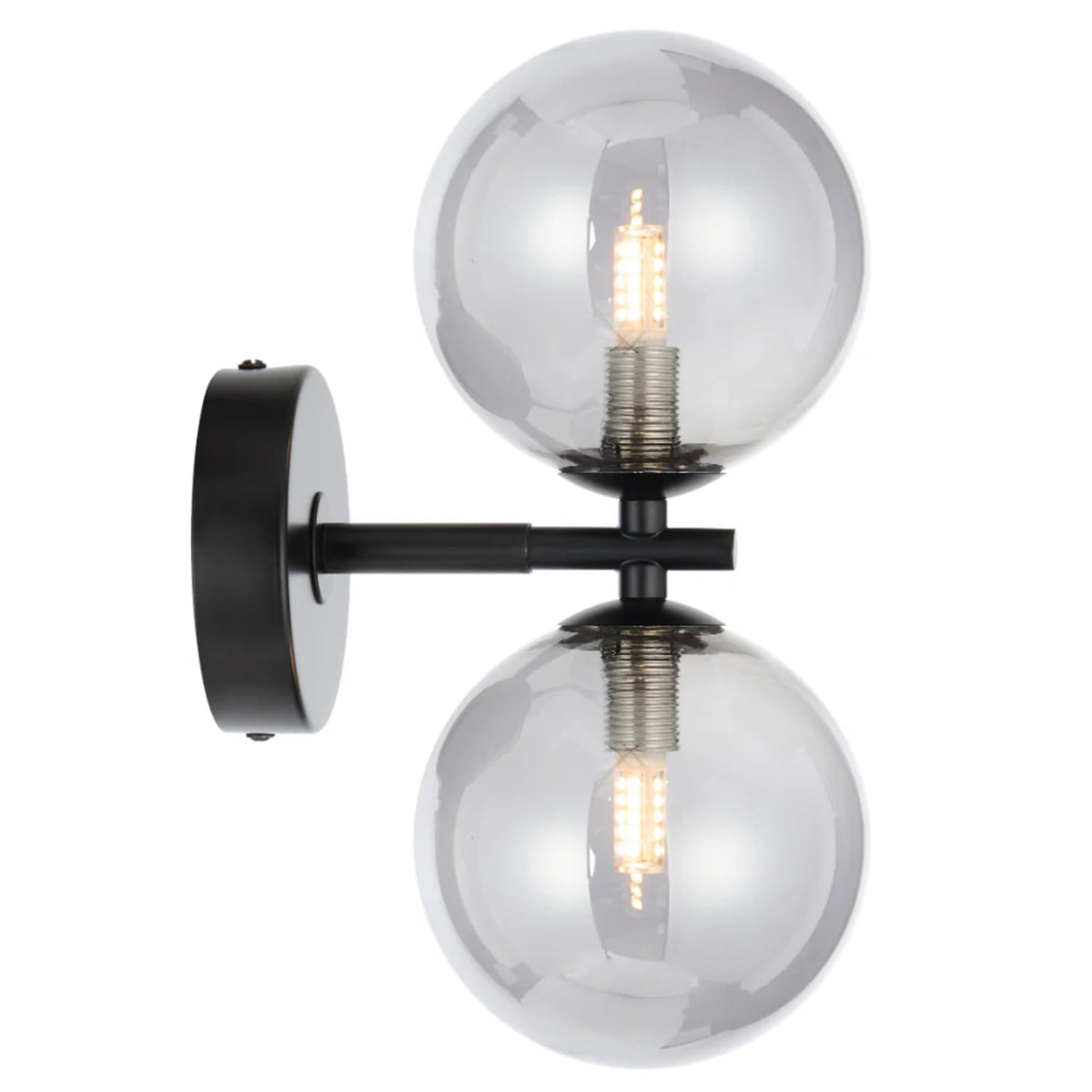 Telbix FELTON Wall Light - 2x12W Black-Telbix-Ozlighting.com.au